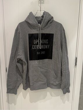 Men's Opening Ceremony Gray Hoodie – Size XL – $150